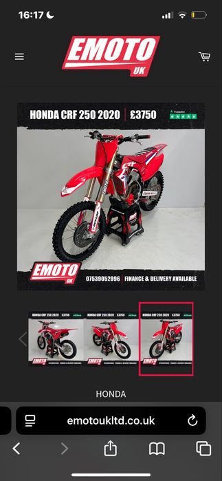HONDA CRF250r 2020