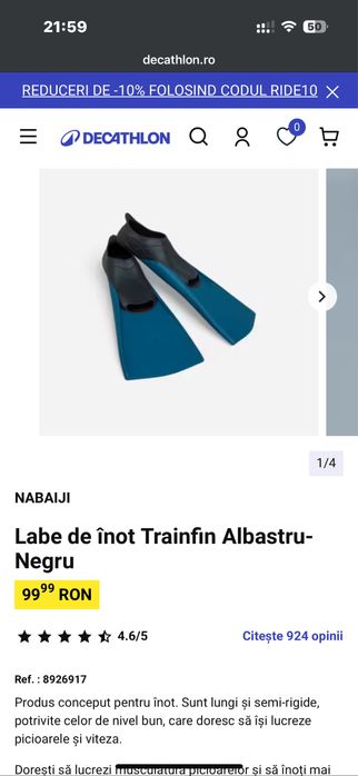 Labe inot Trainfin Dechatlon Nbadji