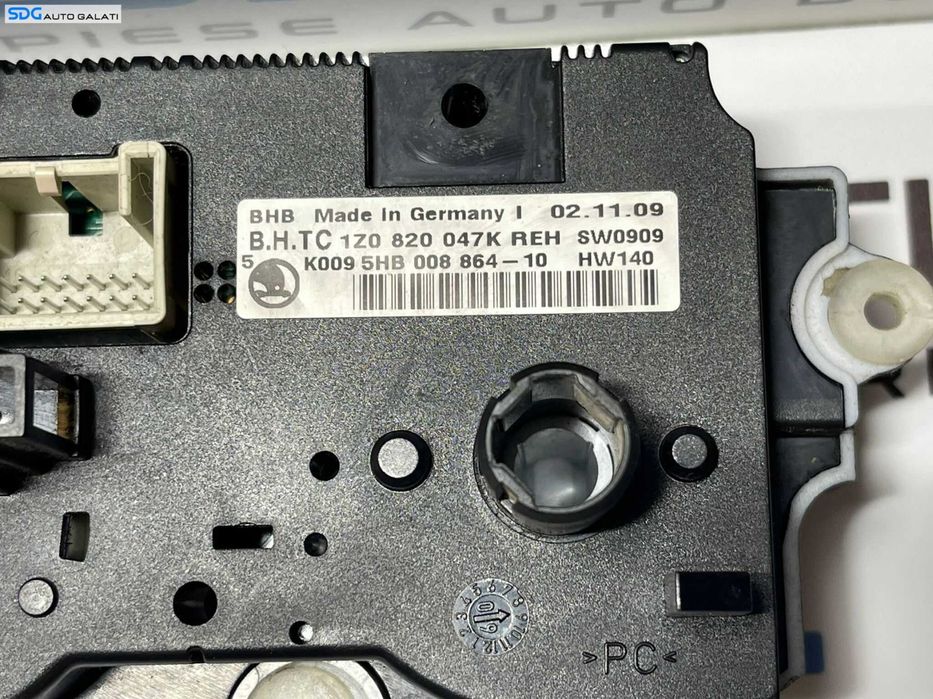 Climatronic Panou Comanda AC Aer Conditionat Clima Skoda Octavia 2 2004 - 2013 Cod 1Z0820047K [1065]