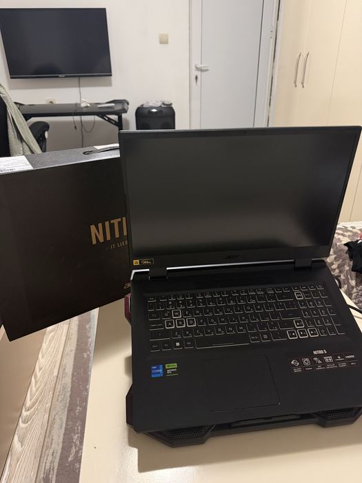 Лаптоп Acer Nitro 5 Gaming AN517-55-78PR, 17.3"