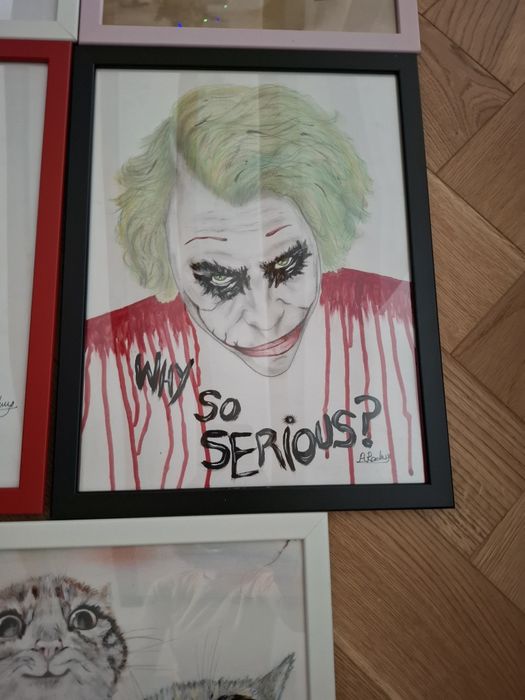 Tablouri acrilic sau in creioane colorate