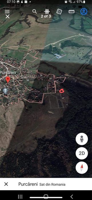 Vand teren in Purcareni 600m