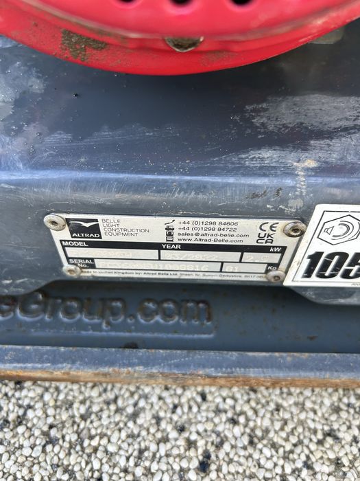 Belle Altrad PCX 12/36 placa compactoare