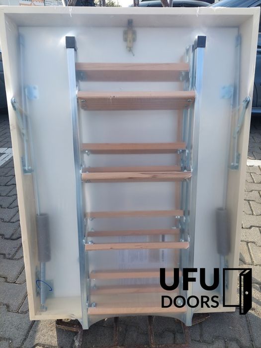 Scara la mansard/pod lemn stratificat pin/fag