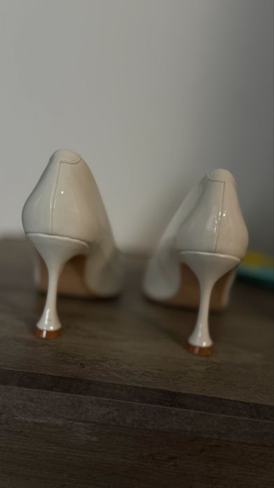 Pantofi Albi - Marimea 37