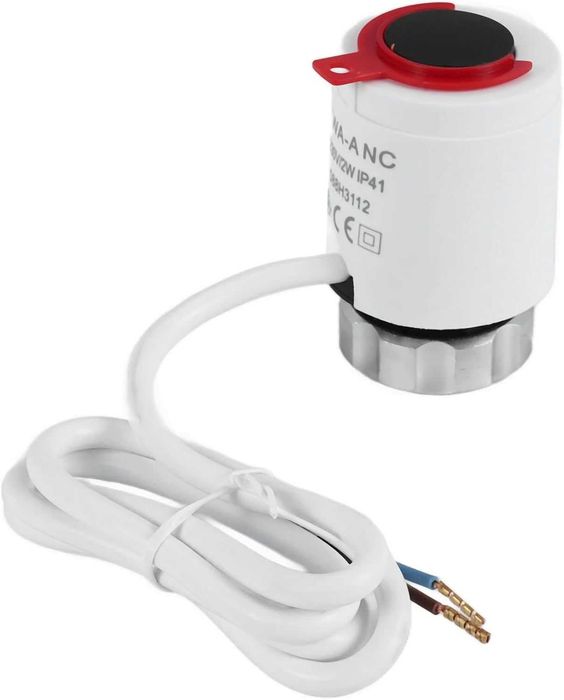 230V нормално затворен NC M30x1.5mm електрически термозадвижващ механизъм за подово отопление