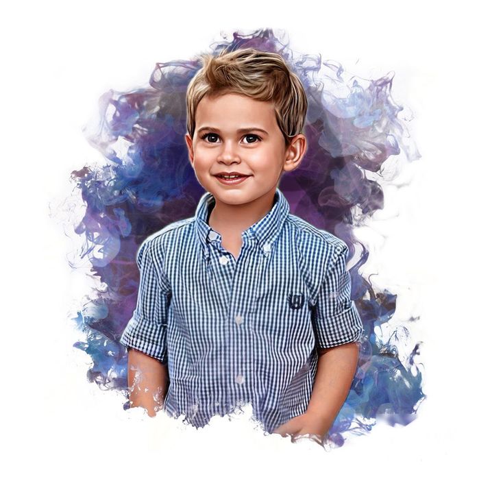 Дигитален портрет за 8ми март! Прекрасен подарък за любимата жена!