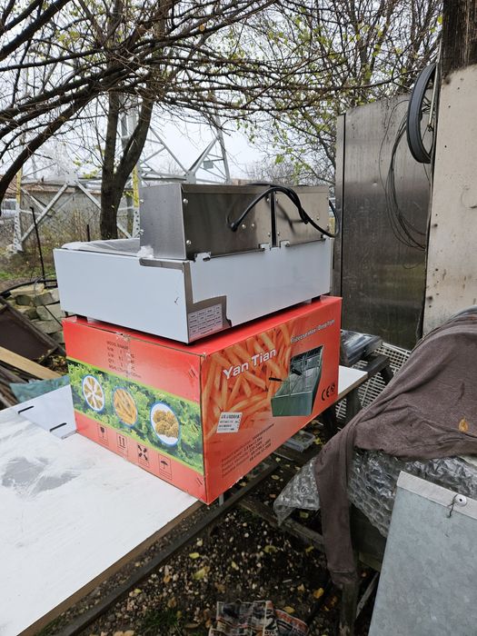 Фритюрник специално за пържене на мекици понички голяма вана