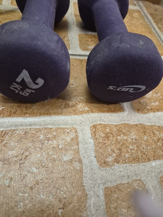 Gantere mov 2 kg set
