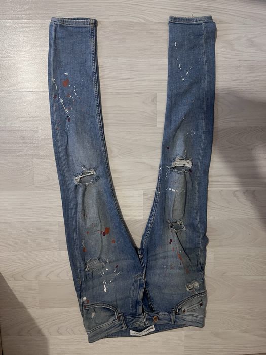 Blugi albastri bershka