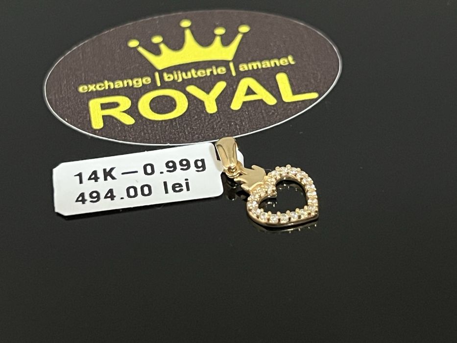 Bijuteria Royal CB : Pandantiv aur 14K 0,99 grame