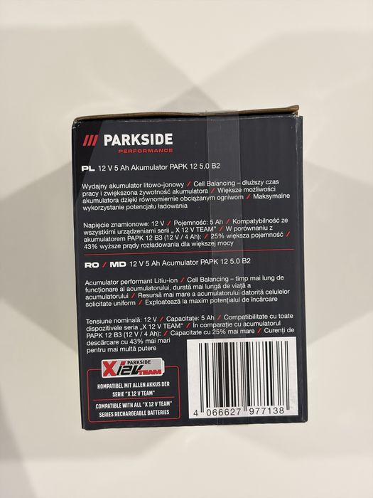 Acumulator Parkside 12V 5A