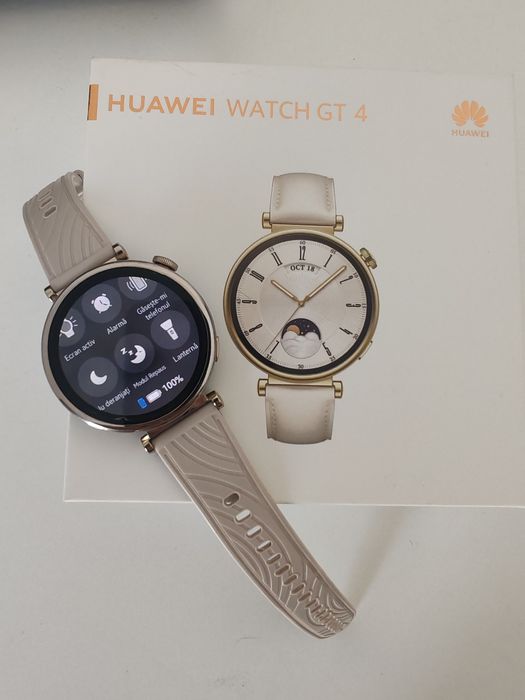 Smartwatch Huawei Watch GT 4, 41mm, White full box, impecabil