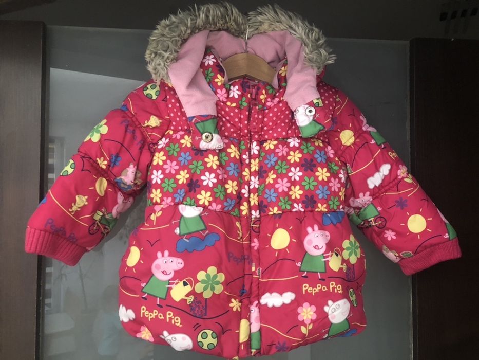 Зимно яке Zara, Next Peppa pig, C&A, размер 86, 12-18 месеца