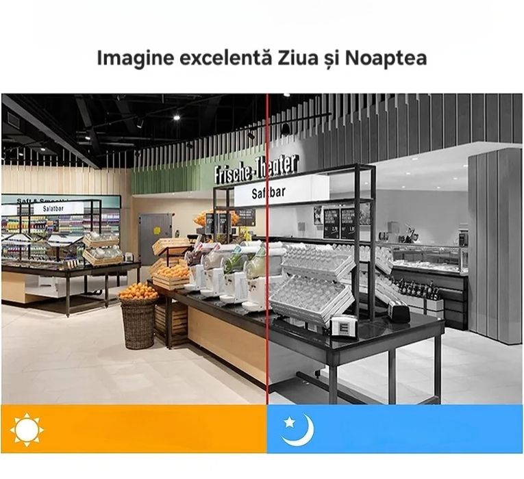 Cameră IP WiFi HD. Monitor bebe/animale. Video+Audio. Urmărire mișcare