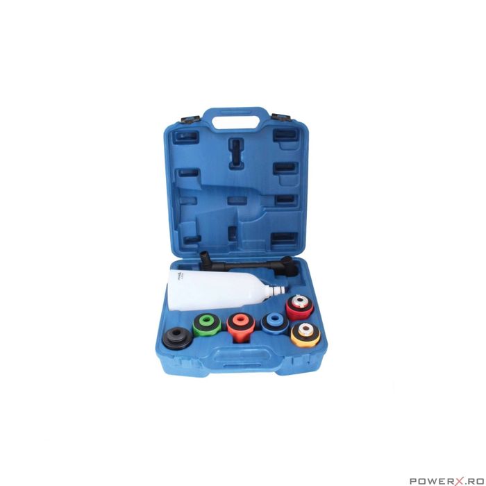 Set adaptoare speciale si palnie pentru schimb ulei, 8 piese, Asta