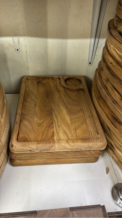 Стейк доски, тарелки