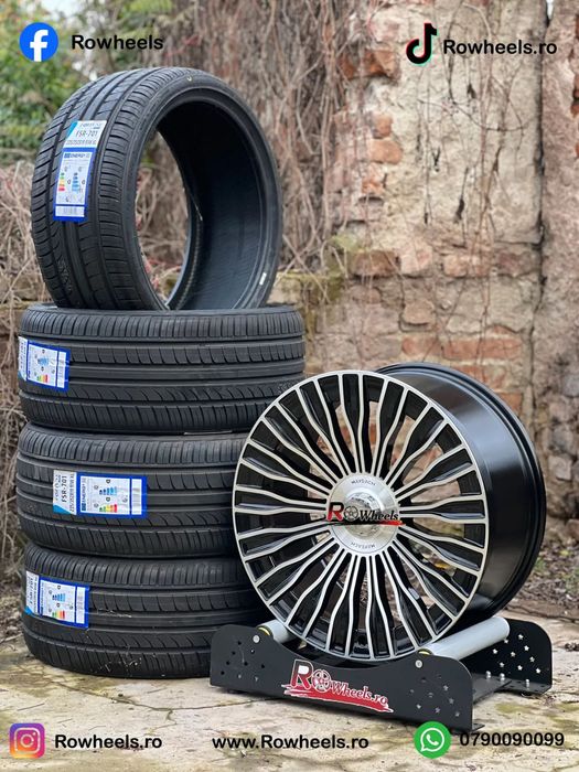 Jante Mercedes20 R20 Model Maybach W222 S class coupe AMG W223 w212 w213 w223 roti mercedes GLS GLE GL GLC W221 cu anvelope vara/iarna inclus recomandate mercedes