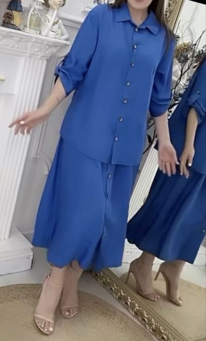 Продам комплект (рубашка с юбкой)