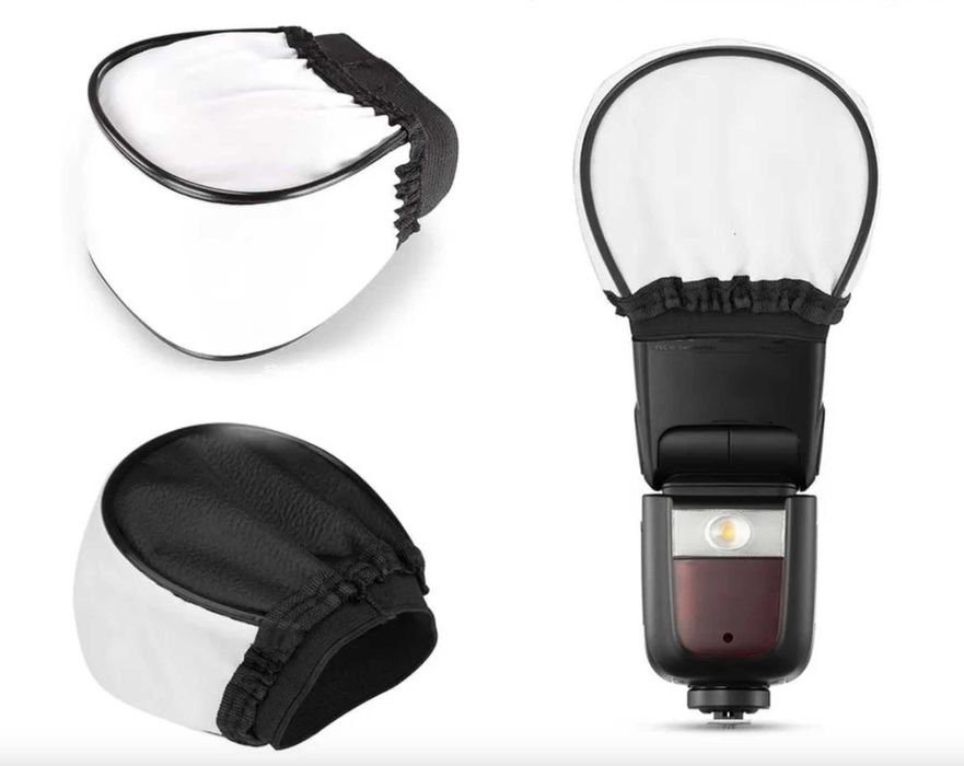 Рассеиватель диффузор и отражатель на фотовспышку