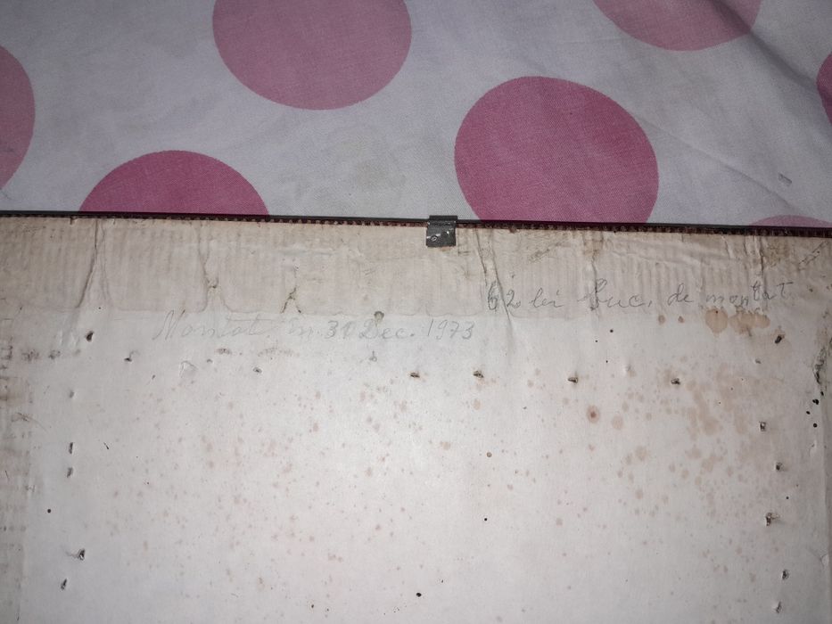 Tablou vechi, 51 de ani. cusut de mână