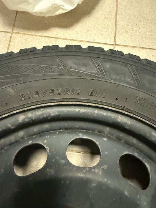 Set 4 Roți Iarnă 205/55 R16 – Jante Tablă + Anvelope Falken (DOT 2017)