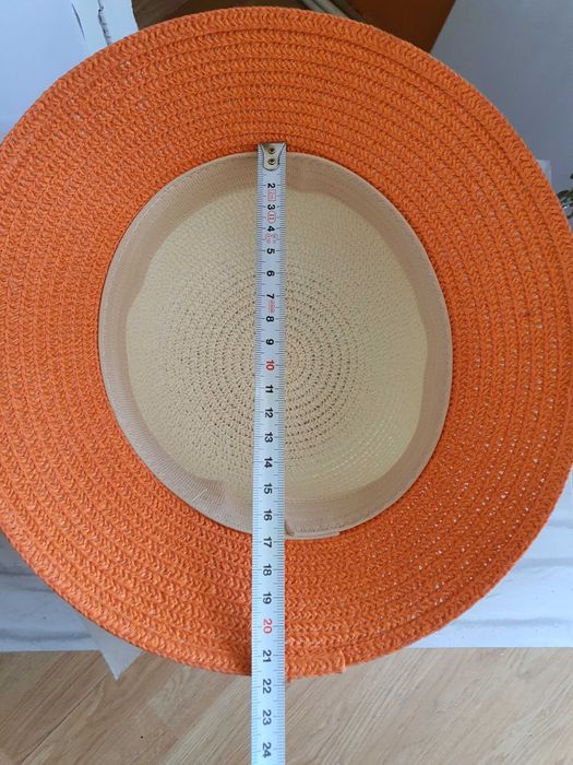 Palarie eleganta de vara din paie cu flori pentru copii