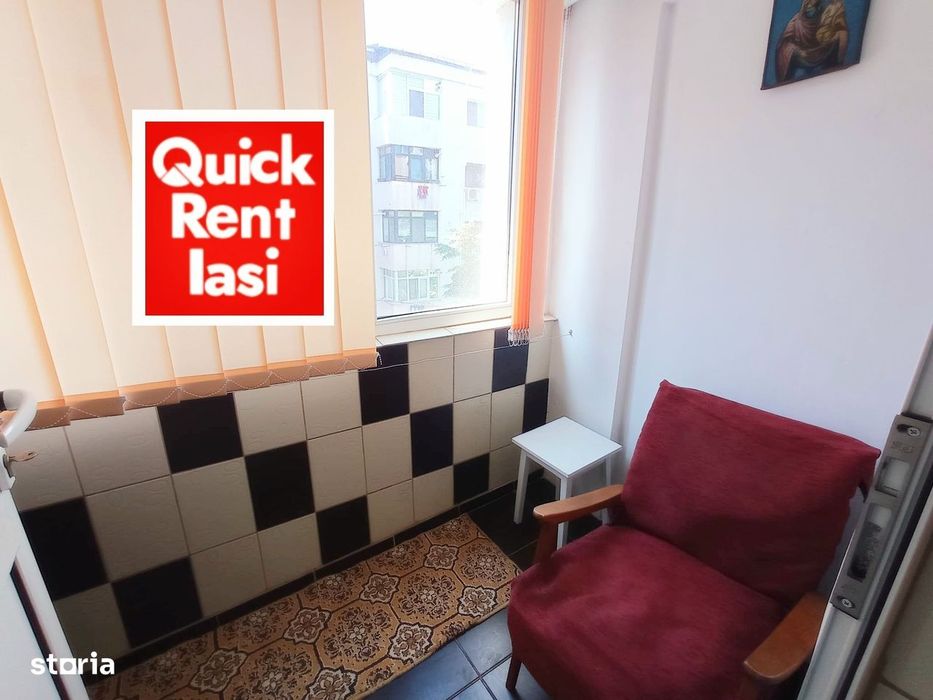 Central Apartament 1Camera Pentru 1-2Fete UMF/UAIC/ASACHI 350eur