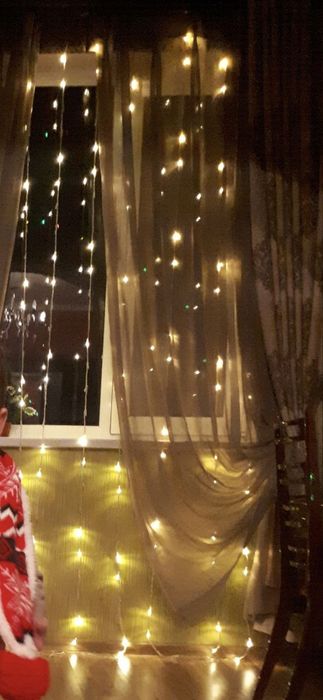 Гирлянда штора Фарадей