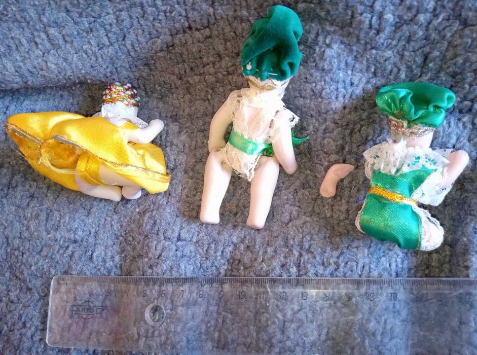 Порцеланови кукли. 3 бр. Италия