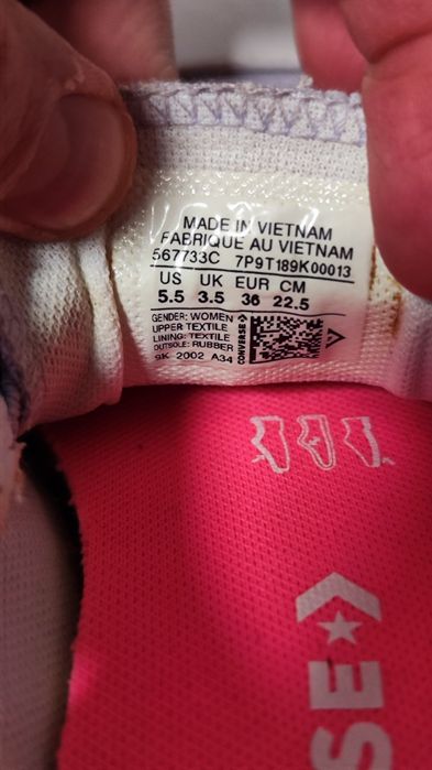 Tenisi dama Converse All Star Originali Slip-on Mov Lilla Marimea 36