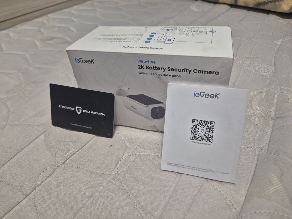 2K Соларна Охранителна Камера ieGeek – Без кабели, без грижи