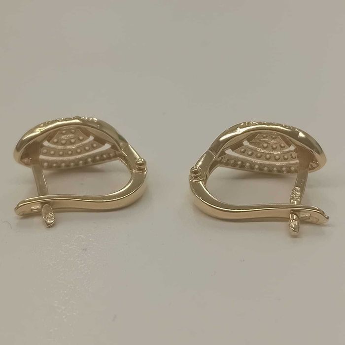 Cercei aur 14k 2.75g (ag49 Esplanada b.6473) * 2 ani garantie!