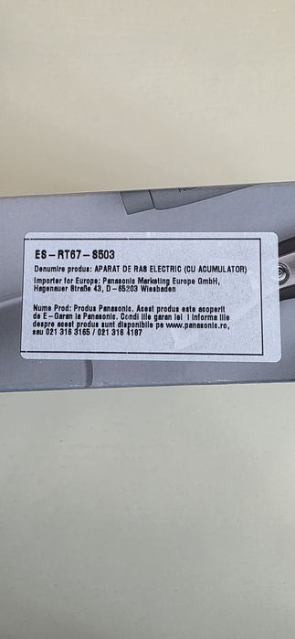 aparat de ras panasonic es-rt67-s503
