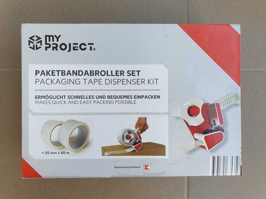 Dispenser manual scoci, aplicator banda adeziva + 2 role scotch