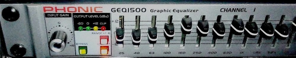 Фоничен графичен еквалайзер GEQ 1500