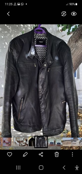 Коженка мужской цвет тёмний коричне