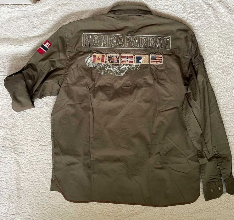 Camasa kaki maneca lunga / scurta barbati Nangaparbat