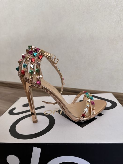 Официални дамски сандали на ток - 37 р-р