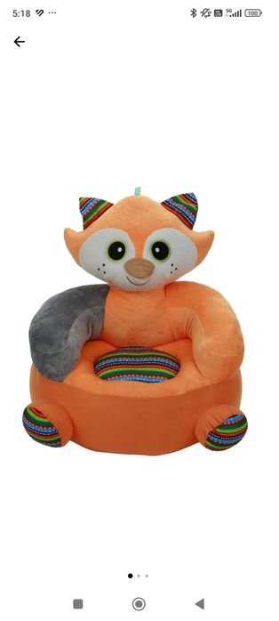 Детски пуф барбарон лисица