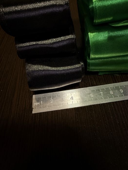 Атласные ленты для рукоделия, упаковки, шитья. Новые