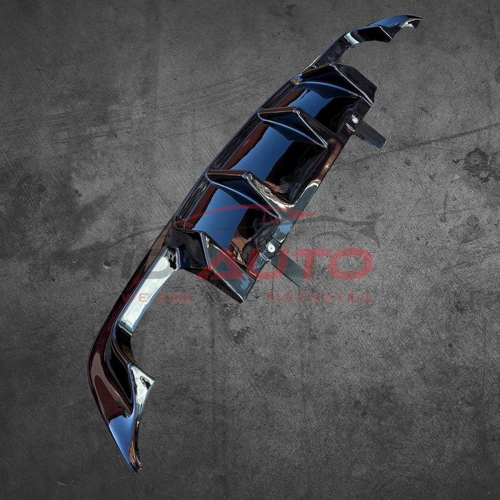 Дифузьор задна броня BMW F10 / F11 (2010-2017) - M Performance за двойни накрайници -
