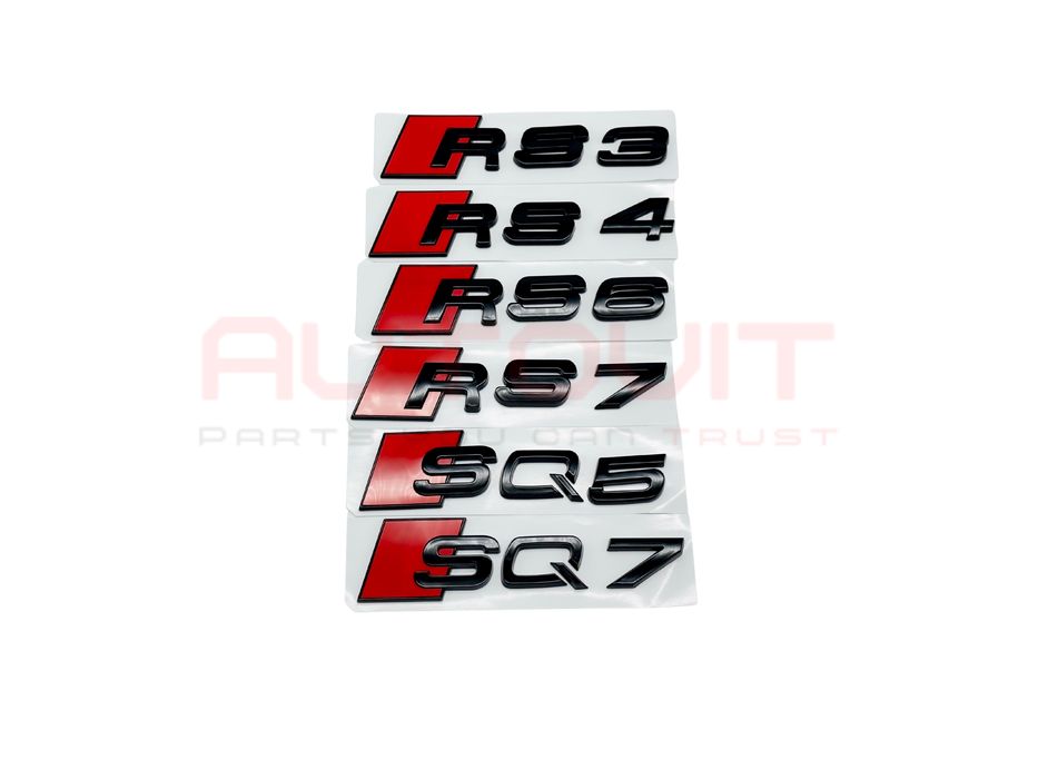 Audi надпис rs3 rs4 rs5 rs6 rs7 sq5 sq7 бадж