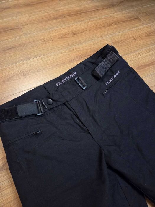 Pantaloni moto touring enduro ATV  Fastway Cordura impermeabili cu protectii genunchi si captusala iarna detasabila