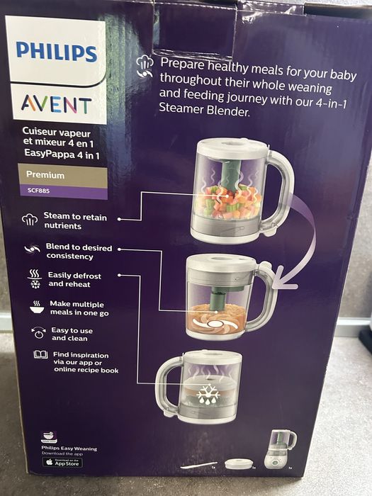 Philips Avent 4-in-1 Steamer Blender Premium