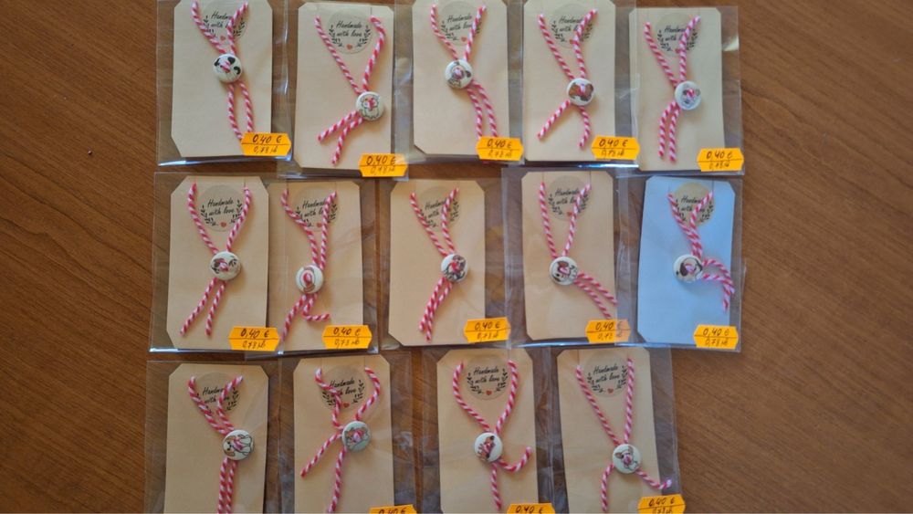 Ръчно изработени мартенички