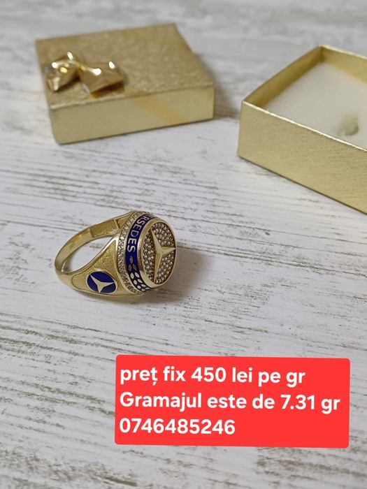 inel aur 14k preț fix 450 lei pe gram
