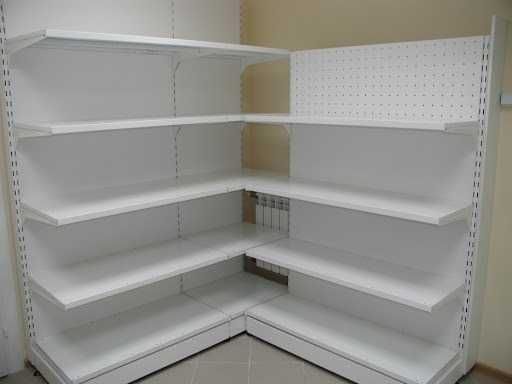 Стеллаж магазин витрина супермаркет железные полка остравные