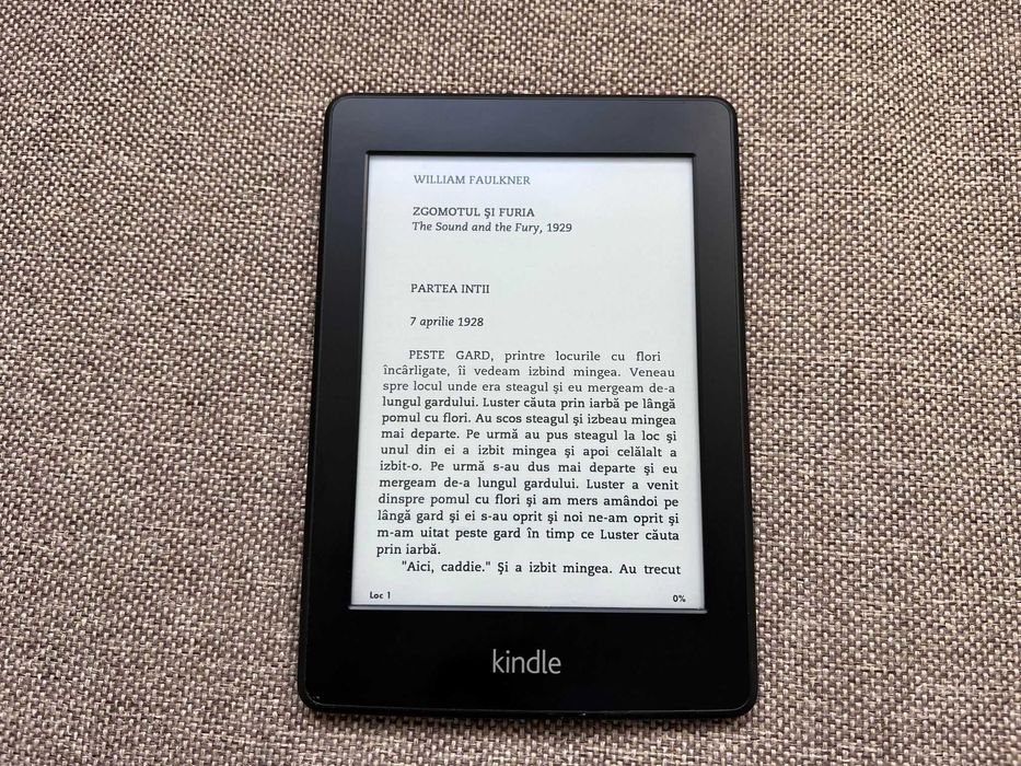 Ebook Reader Kindle Paperwhite ecran touchscreen iluminat,900 carti ro
