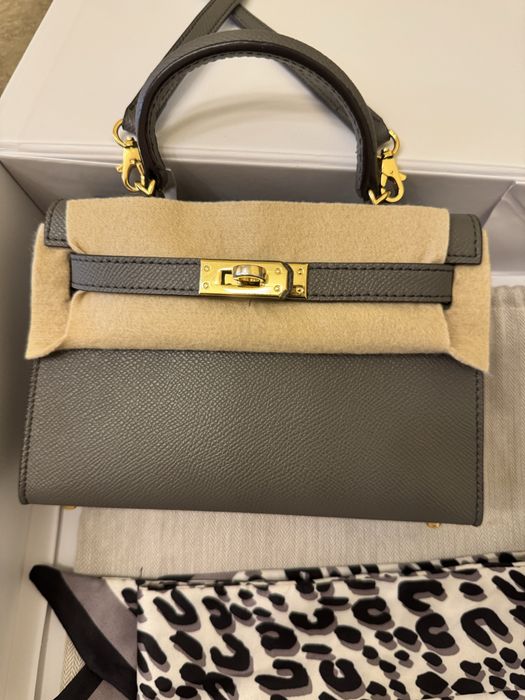 Сива чанта Hermes